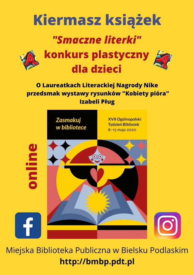 Kolorowy plakat z treścią