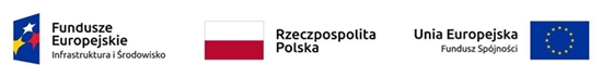 logotypy Funduszy Europejskich, Unii Europejskiej i flaga Polski
