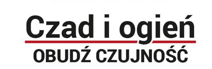 Logo "Czad i ogień - obudź czujność"