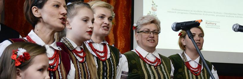 Podsumowanie projektu - występ zespołu folklorystycznego