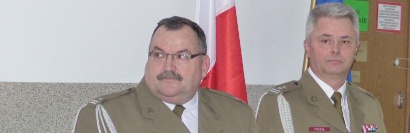 mjr Leszek Frydrych i ppłk Marek Figzał