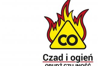 Logo "Czad i ogień - obudź czujność"