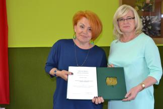 Laureatki: Anna Dolińska i Zdzisława Gołębiecka.