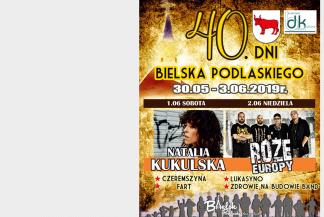 Plakat 40. Dni Bielska Podlaskiego